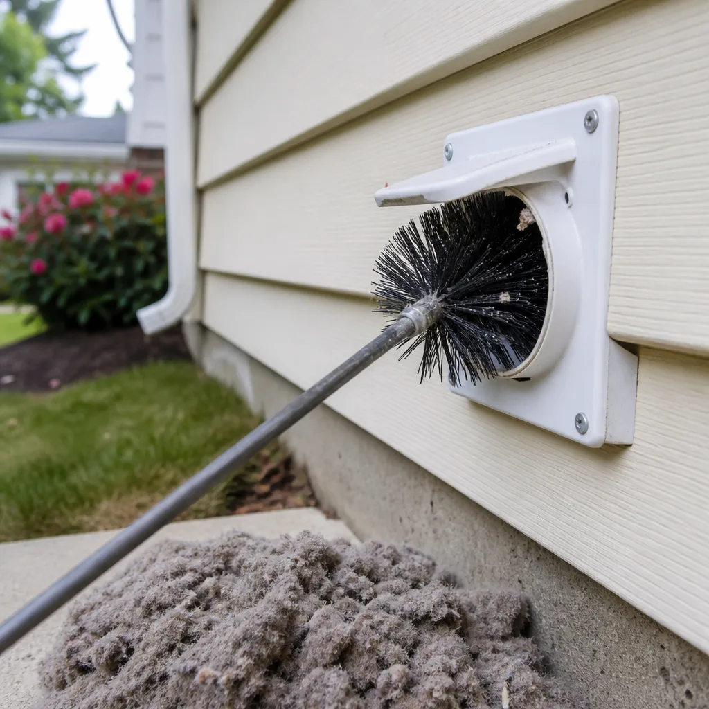 Dryer vent cleaning